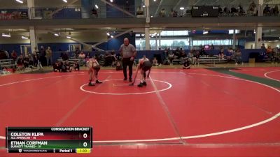 100 lbs Round 4 (16 Team) - Ethan Corfman, Burnett Trained vs Coleton Klipa, All American