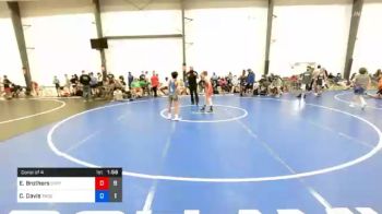 38 kg Consolation - Evan Brothers, Spartan Combat vs Carter Davis, Team Delaware