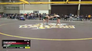 157 lbs Cons. Semi - Tyler Wittreich, Baldwin Wallace vs Sam Grey, Brockport