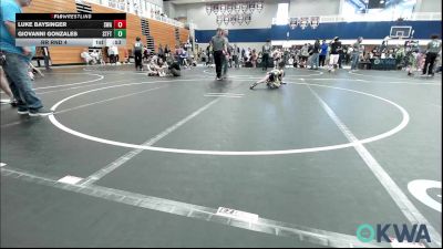 52 lbs Rr Rnd 4 - Luke Baysinger, Shelton Wrestling Academy vs Giovanni Gonzales, Standfast