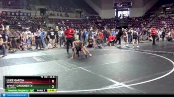 63-64 lbs Round 1 - Wyatt Daugherty, Colorado vs Luke Garcia, Palmer Divide Wrestling Inc.