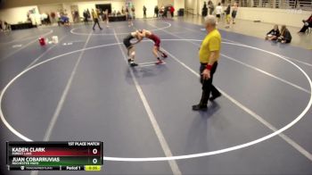 121C 1st Place Match - Juan Cobarruvias, Rochester Mayo vs Kaden Clark, Forest Lake