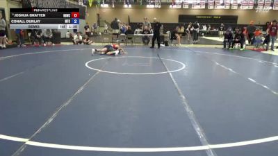 100 lbs Semis - Joshua Bratten, Big Game Wrestling Club vs Conall Dunlay, McDominate Training Center