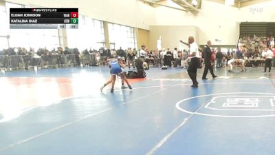 63-M lbs Consi Of 16 #2 - Elijah Johnson, Teaneck Wrestling vs Katalina Diaz, Cordoba Trained