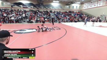 86 lbs Quarterfinal - Jaxson Nilson, Punisher Wrestling Company vs Brayden Hampton, Piranha Wrestling Club