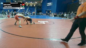 157 lbs 5th Place Match - Zane Leitzel, Archbishop Spalding vs Drew Moro, Brecksville