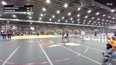 80 lbs Champ. Round 2 - Talen Meyer, Pursuit Wrestling Club vs Bridger Stirling, Winner Youth Wrestling