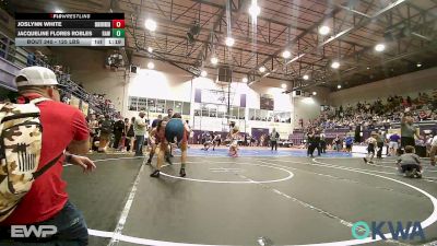 125 lbs Rr Rnd 3 - Joslynn White, Skiatook Youth Wrestling vs Jacqueline Flores Robles, Raw Wrestling Club