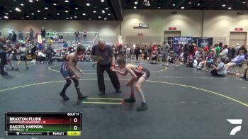 78 lbs Finals (8 Team) - Braxton Plunk, Aggression Legionaries vs Dakota Harmon, Mi Pitbulls