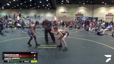 78 lbs Finals (8 Team) - Braxton Plunk, Aggression Legionaries vs Dakota Harmon, Mi Pitbulls