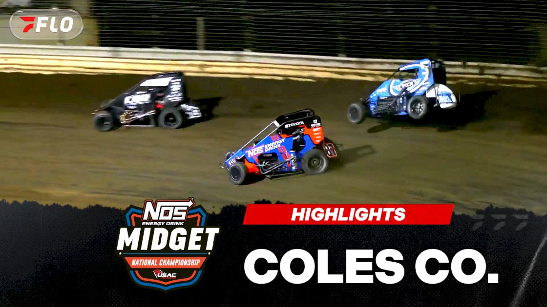 Highlights: USAC Midgets at Coles County Speedway
