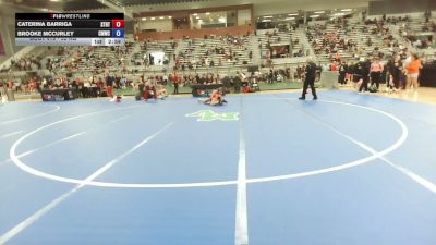55 kg Cons. Rd Of 32 - Caterina Barriga, Storm RTC vs Brooke McCurley, Colorado Mesa Wrestling Club
