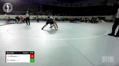 5A-285 lbs Semifinal - Jace Williams, ELGIN vs Nicholas Lozano, NEWCASTLE