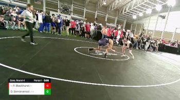 150 lbs Cons. Round 4 - Pharis Blackhurst, American Fork vs Oscar Samanamud, Lehi