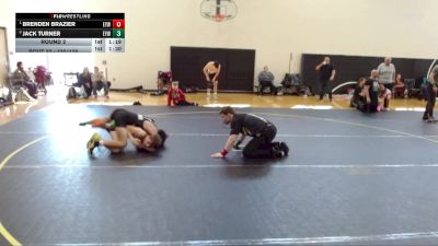 120/126 Round 2 - Brenden Brazier, Unaffiliated vs Jack Turner, Mighty Warriors Wrestling Acad