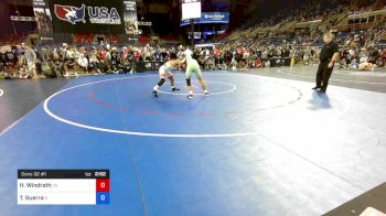 145 lbs Cons 32 #1 - Hercules Windrath, California vs Tyler Guerra, Illinois