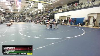 285 lbs Champ. Round 1 - Micah Butler, Hayward vs Lee Zagorski, Cornell/Gilman/Lake Holcombe