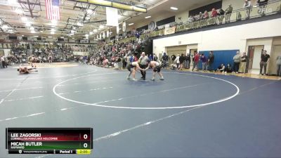 285 lbs Champ. Round 1 - Micah Butler, Hayward vs Lee Zagorski, Cornell/Gilman/Lake Holcombe