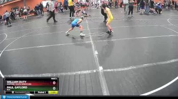 58 lbs Round 2 - William Duty, Eastside Youth Wrestling vs Paul Gaylord, N/a