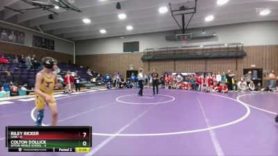 80 lbs Finals (2 Team) - Cheston Kimes, Upton Middle School vs Aiden Carter, Lusk