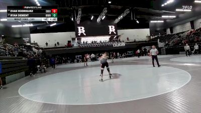 141 lbs Champ. Round 2 - Evan Rodriguez, Cowley College vs Ryan Dement, Oklahoma Wesleyan