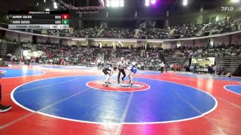 106-3A Champ. Round 1 - Jarek Giles, West Laurens vs Jude Goss, Lumpkin Co.