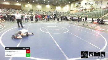 74 lbs Consi Of 4 - Grayson Waggoner, North Country WC vs Joseph Rosa, Spanish Springs WC