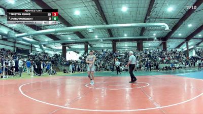 150 lbs Champ. Round 1 - Tristan Johns, Bishop Gorman HS vs Jared Hurlbert, Damonte Ranch