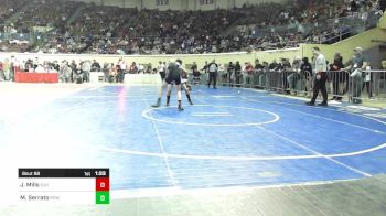 123 lbs Round Of 64 - Jackson Mills, Sapulpa Junior High vs Marcos Serrato, Putnam City West