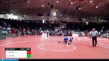 220 lbs Cons. Round 2 - Jordan Collins, Rushville vs Bryce Luttrell, Columbus North