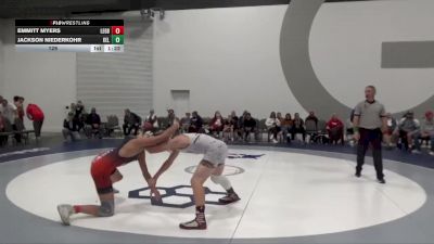 129 lbs Round 4 (6 Team) - Emmitt Myers, Legacy National Team vs Jackson Niederkohr, Killer Elite