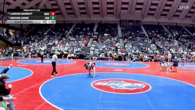 4A-106 lbs Quarterfinal - Ashton Akins, Locust Grove vs LANDON BARRETT, Madison County