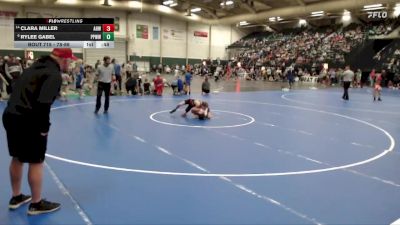 78-86 lbs Quarterfinal - Clara Miller, Aurora Huskies Wrestling vs Rylee Gabel, Pikes Peak Warriors Wrestling