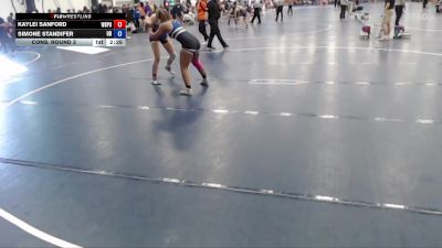 145 lbs Cons. Round 3 - Simone Standifer, Dubuque vs Kaylei Sanford, Wisconsin Stevens Point