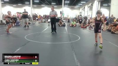 80 lbs Round 5 (6 Team) - Chris Sanchez, Buxton Squeeze vs Braden LaRoche, Quaker Nation Black