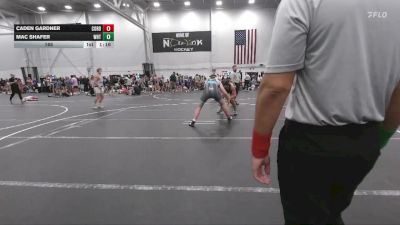 165 lbs Round 2 (4 Team) - Caden Gardner, Cordoba Trained vs Mac Shafer, Whitted Trained