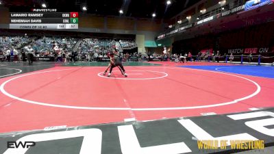 64 lbs Consi Of 16 #2 - Lamario Ramsey, OKWA vs Nehemiah Davis, Coalinga Roughnecks