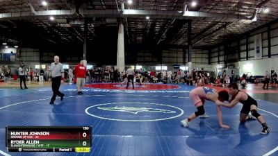 150 lbs Round 3 (4 Team) - Hunter Johnson, GROUND UP USA vs Ryder Allen, SLAUGHTERHOUSE / WTF