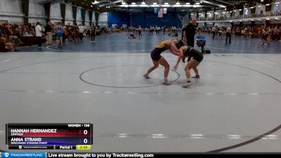 138 lbs Quarterfinal - Anna Strand, Wisconsin Stevens Point vs Hannah Hernandez, Simpson