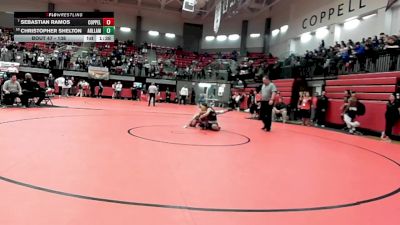 138 lbs Champ. Round 1 - Sebastian Ramos, Coppell vs Christopher Shelton, Arlington Lamar