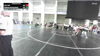 155 lbs Semifinal - Latu Afu, Team Pride Academy vs Semper Busselberg, Shootbox Wrestling Club