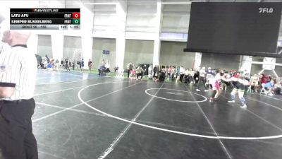 155 lbs Semifinal - Latu Afu, Team Pride Academy vs Semper Busselberg, Shootbox Wrestling Club