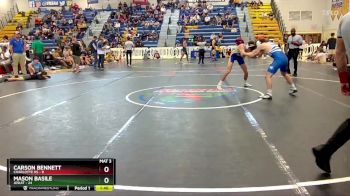 144 lbs Quarterfinals (8 Team) - Mason Basile, Jesuit vs Carson Bennett, Charlotte Hs