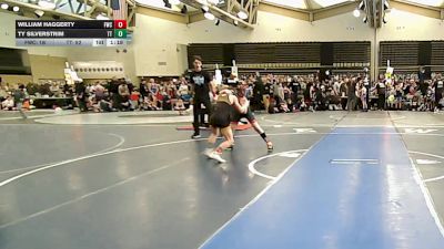 97 lbs Rr Rnd 5 - William Haggerty, Falcons Wrestling Club - ESC vs Ty Silverstrim, Team Tugman - ESC