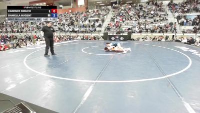 U20 Women - 65F Champ. Round 3 - Cadence Diduch, IL vs Daniella Nugent, MA