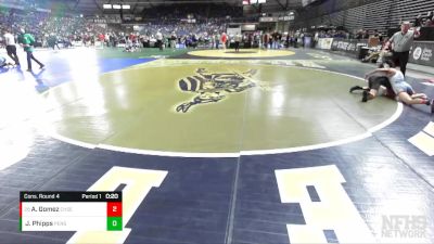 3A 120 lbs Cons. Round 4 - Alexander Gomez, Chief Sealth vs Justin Phipps, Peninsula