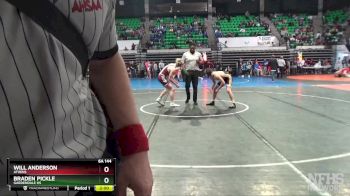 6A 144 lbs Quarterfinal - Will Anderson, Athens vs Braden Pickle, Gardendale Hs