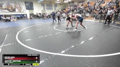 190 lbs Cons. Round 3 - Dimitry Sirotnik, Santa Monica vs Kevin Ngo, Westminster