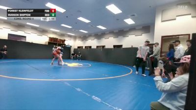 138 lbs Cons. Round 6 - Hudson Shipton, Douglas vs Forest Kleinfeldt, Powell