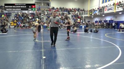 121 lbs R-16 - Brayden Kellison-Neglia, St. Francis-NY vs Mateo Gallegos, DuBois